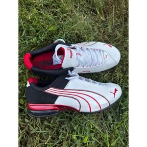 Puma Air Tech Cat White Red Black Men’s Shoes Size 13 (184949-01)